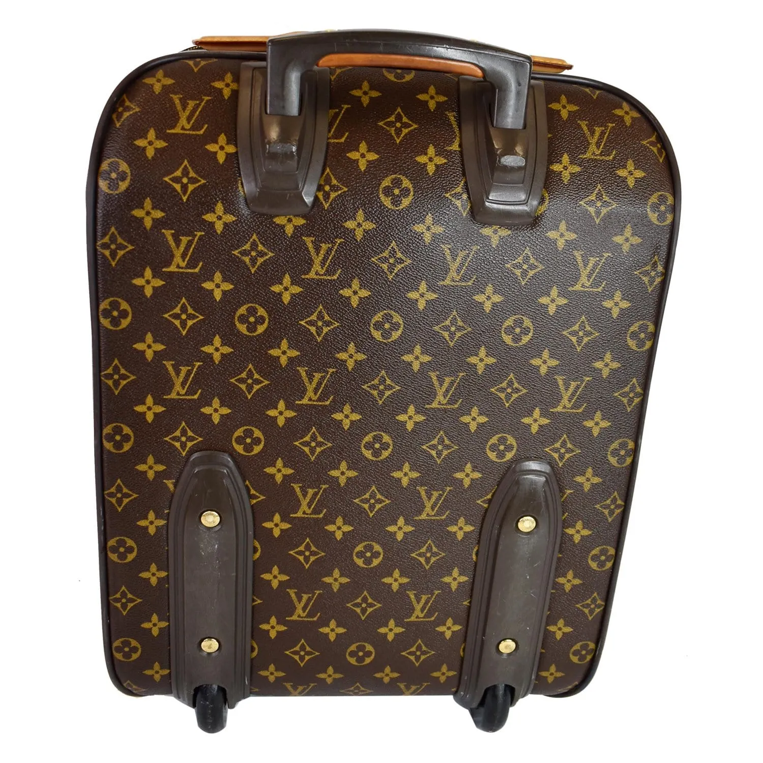 LOUIS VUITTON Pegase 45 Monogram Canvas Suitcase Travel Bag Brown