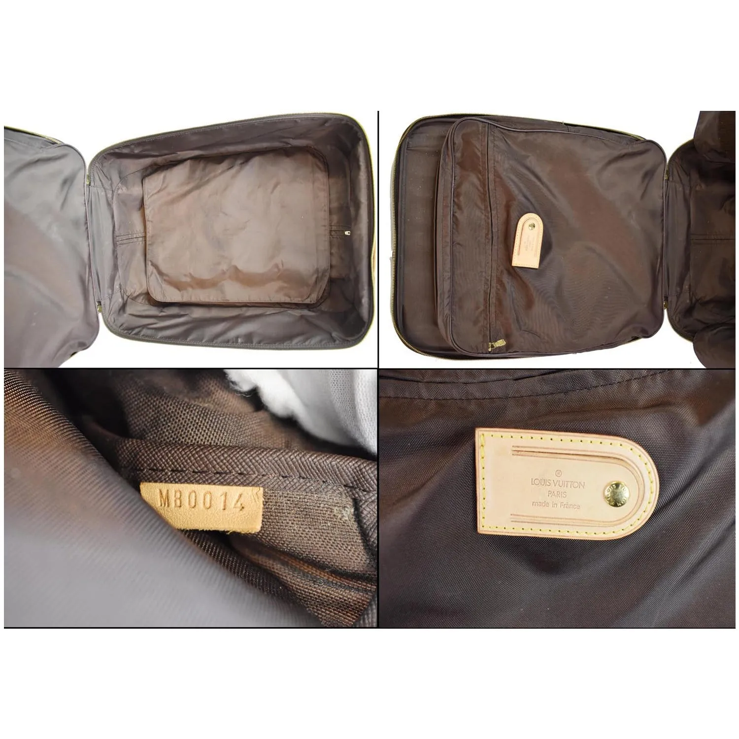LOUIS VUITTON Pegase 45 Monogram Canvas Suitcase Travel Bag Brown