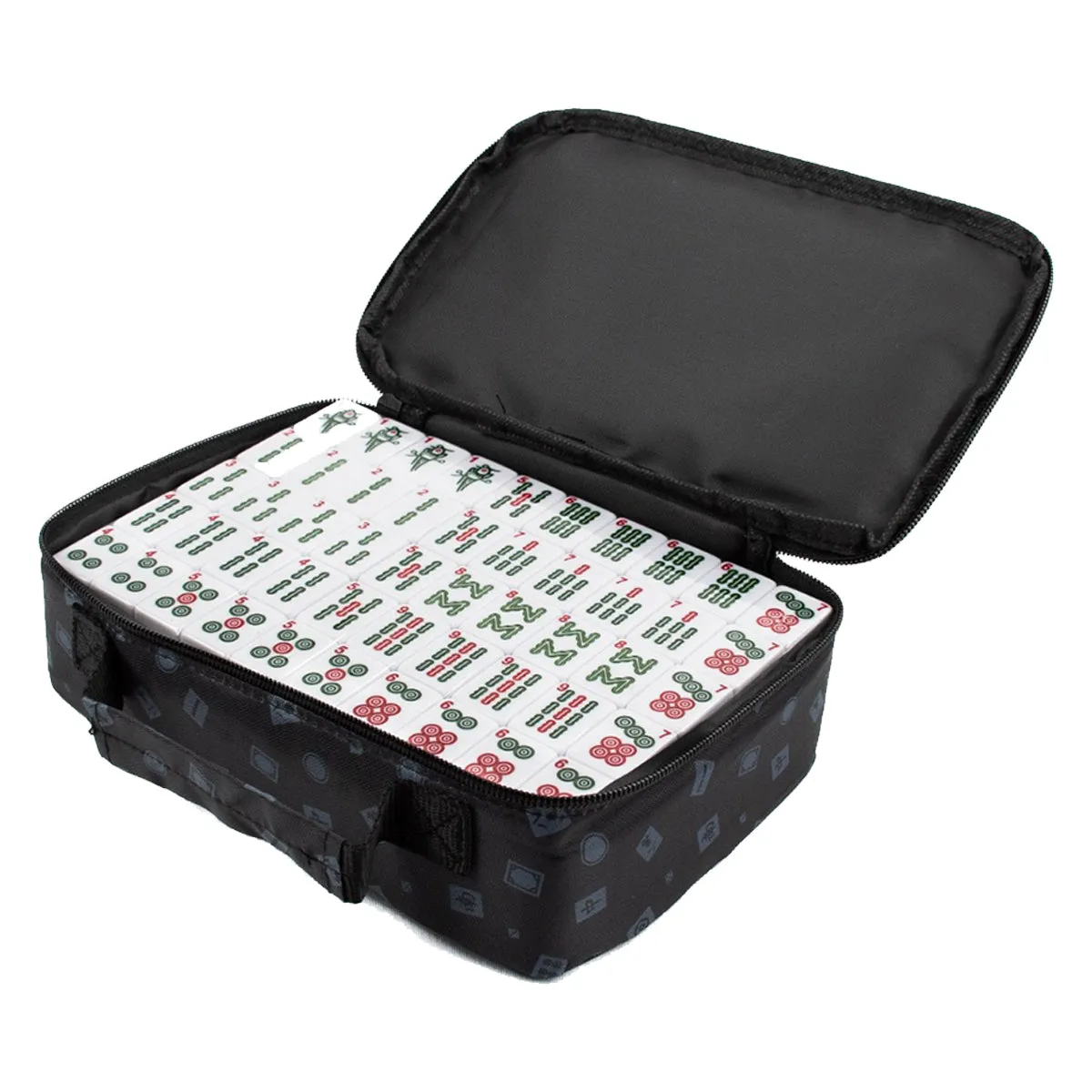 LPG Mahjong Travel Case - Classic Set w/ Black Tiles