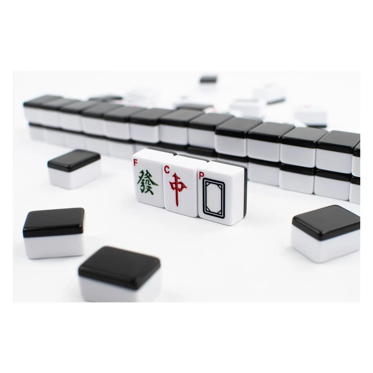 LPG Mahjong Travel Case - Classic Set w/ Black Tiles