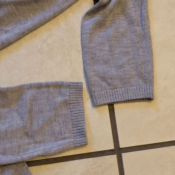 Lululemon Well Being Sweater Heathered Lavender Grey Perforated size 6