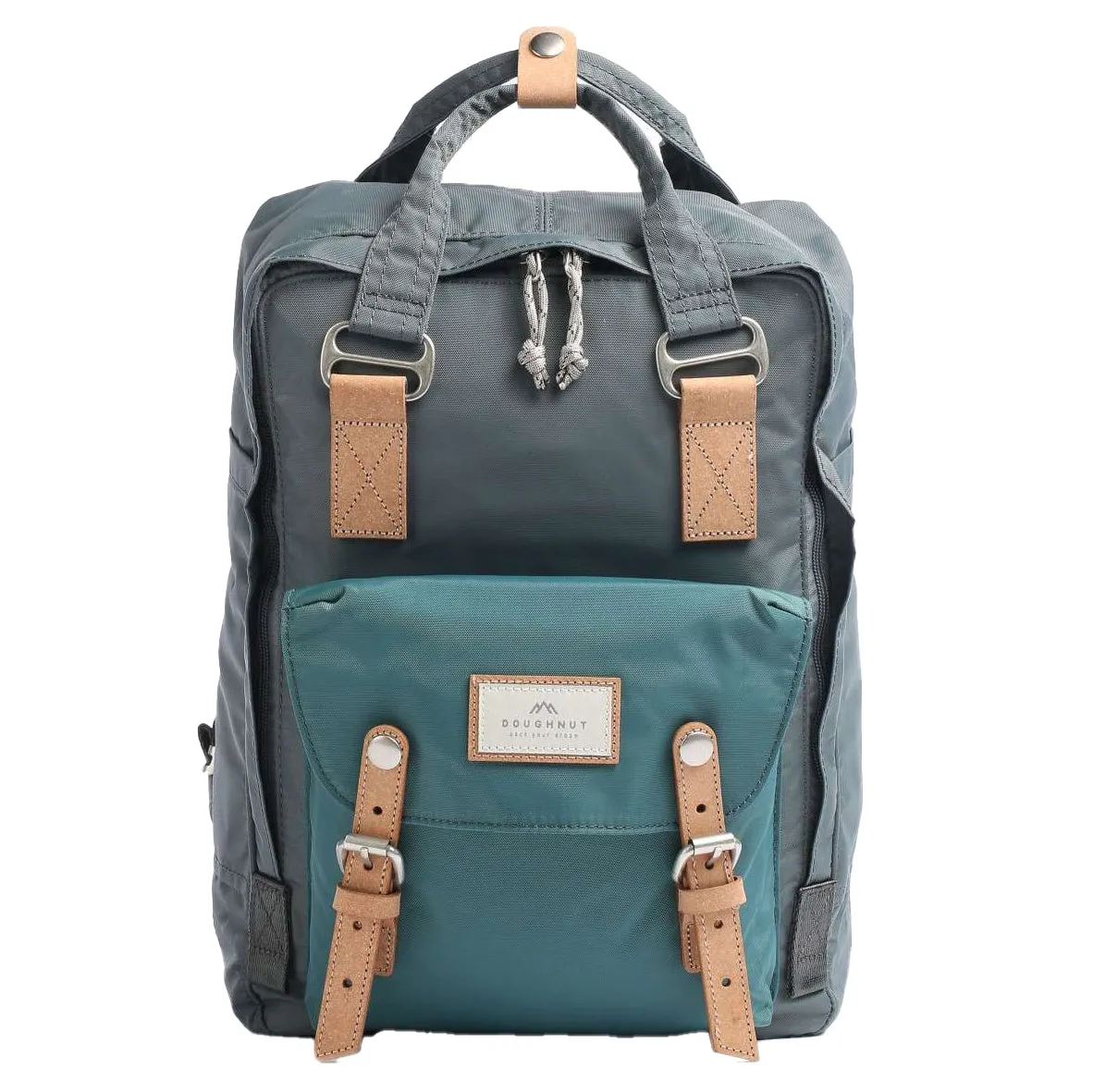 Macaroon Jungle Series Backpack Charcoal Teal