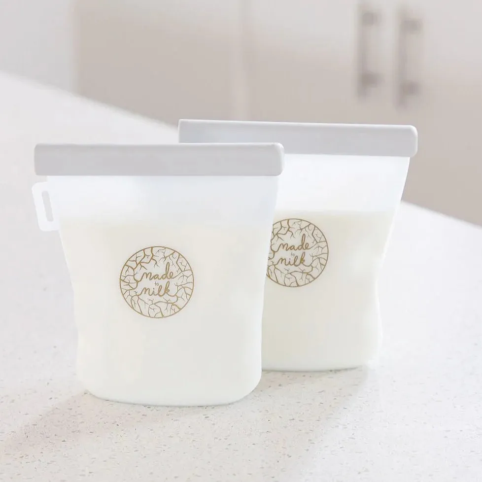 Made To Milk Reusable Breastmilk Storage Bags - 2 Pack