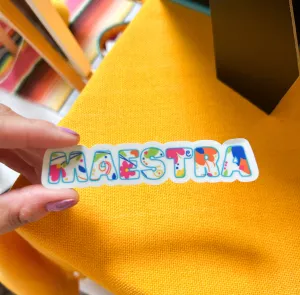 Maestra Otomi sticker