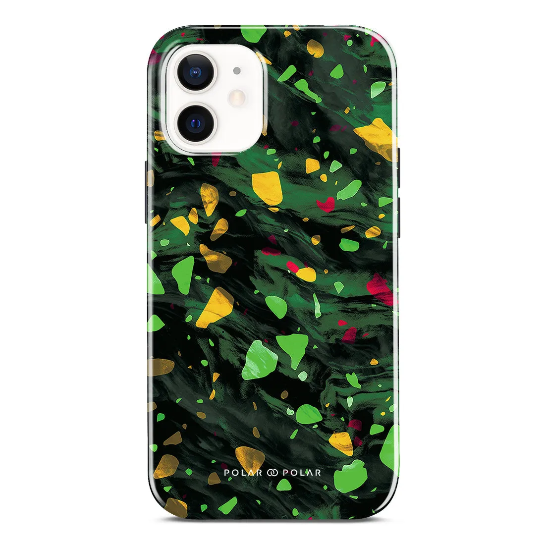 Malachite Terrazzo Gem - iPhone 12 mini Case