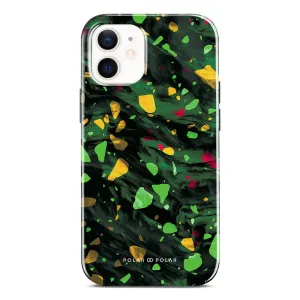 Malachite Terrazzo Gem - iPhone 12 mini Case