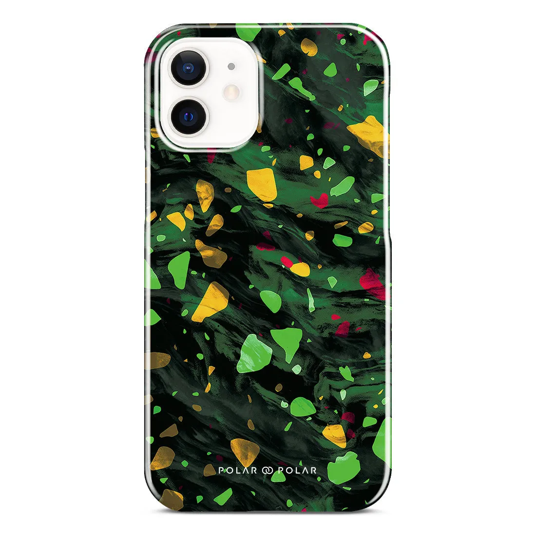 Malachite Terrazzo Gem - iPhone 12 mini Case