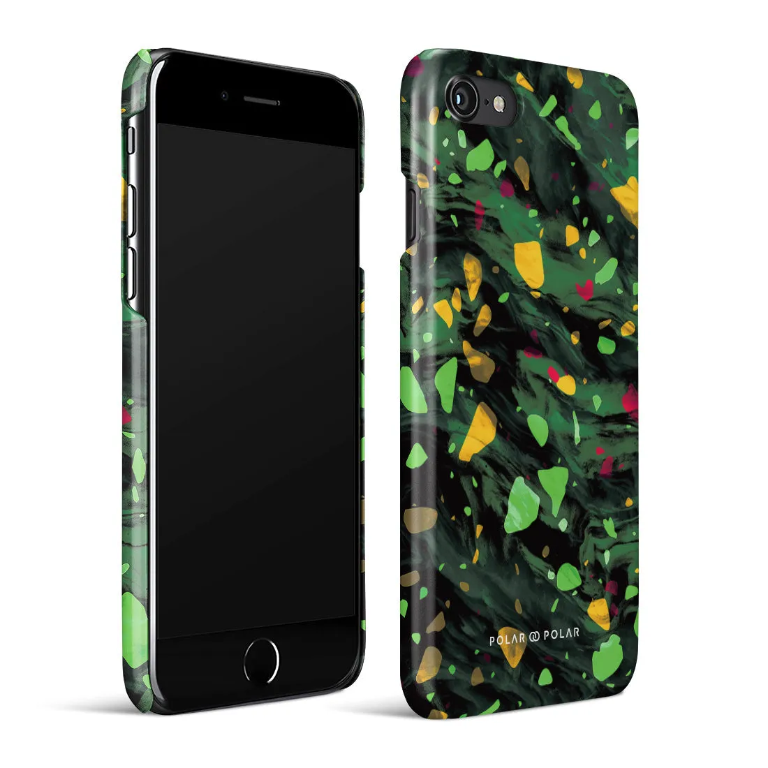 Malachite Terrazzo Gem - iPhone SE3 / SE2 / 8 / 7 Case