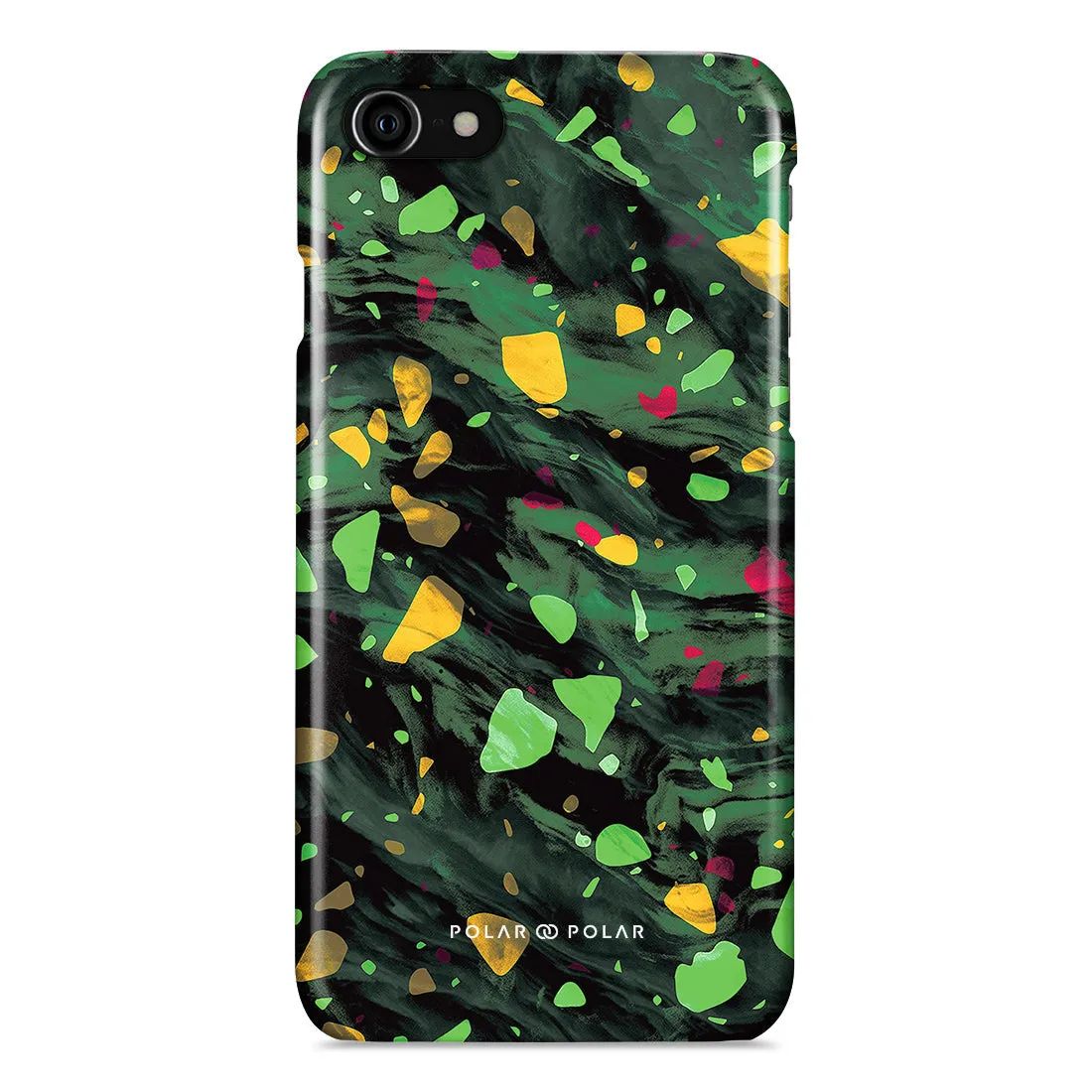 Malachite Terrazzo Gem - iPhone SE3 / SE2 / 8 / 7 Case