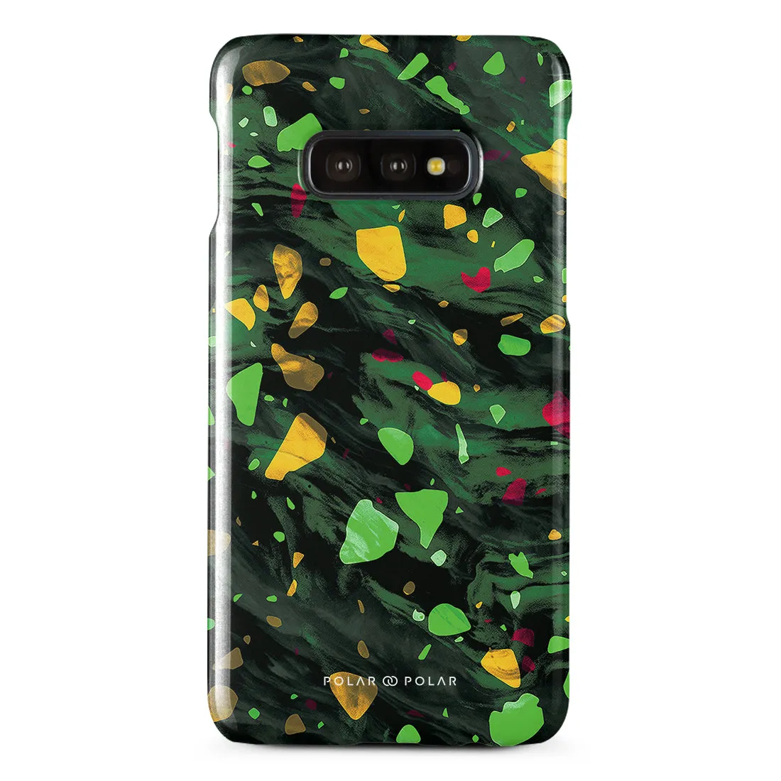 Malachite Terrazzo Gem - Samsung Galaxy S10E Case