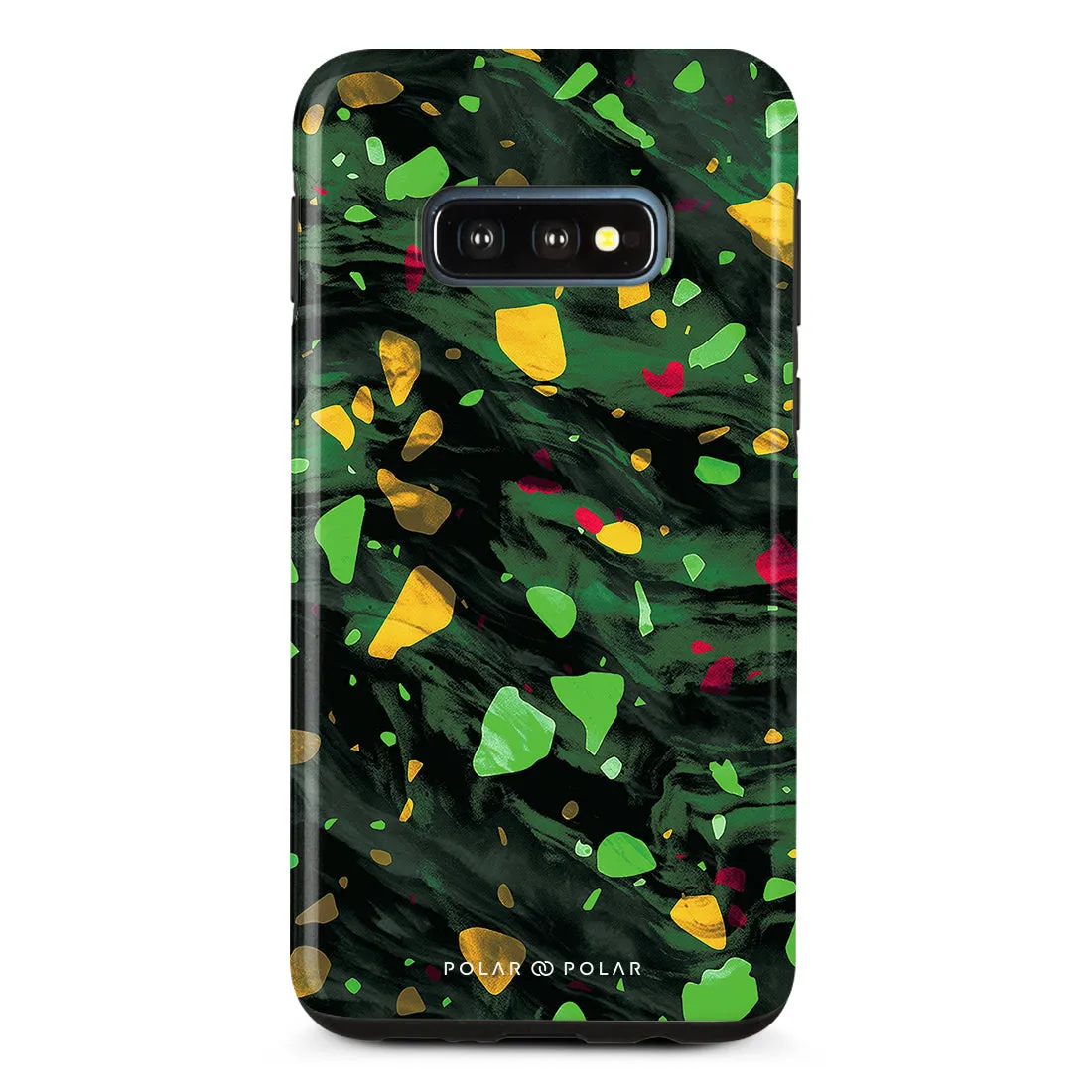 Malachite Terrazzo Gem - Samsung Galaxy S10E Case