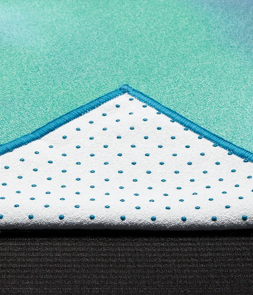 Manduka Yogitoes Plus Repreve Yoga Mat Towel 71'' - Lido Sky 3.0