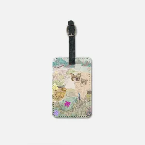 Maps Luggage Tag w/Buckle