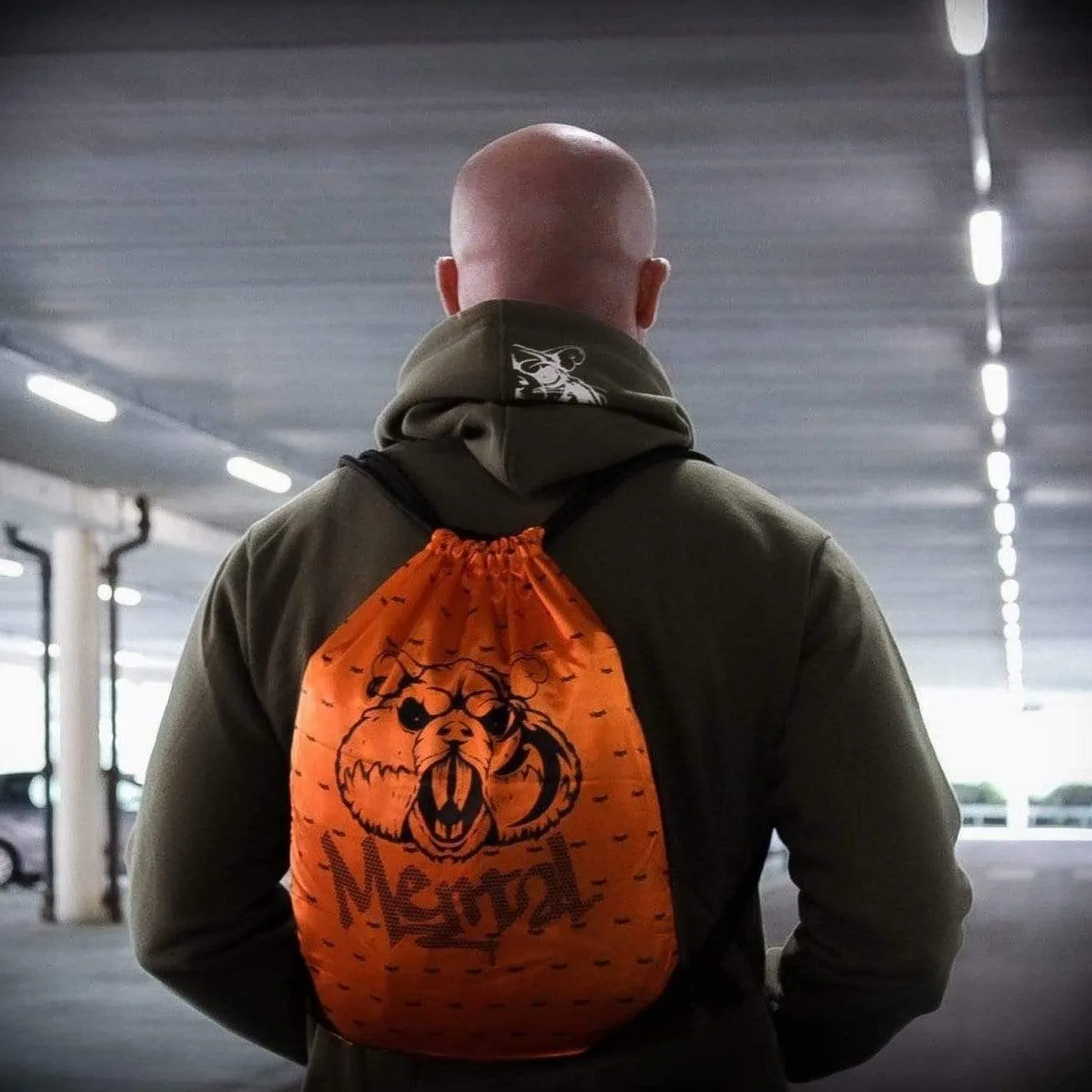 Mental Culture Drawstring Bag - Orange