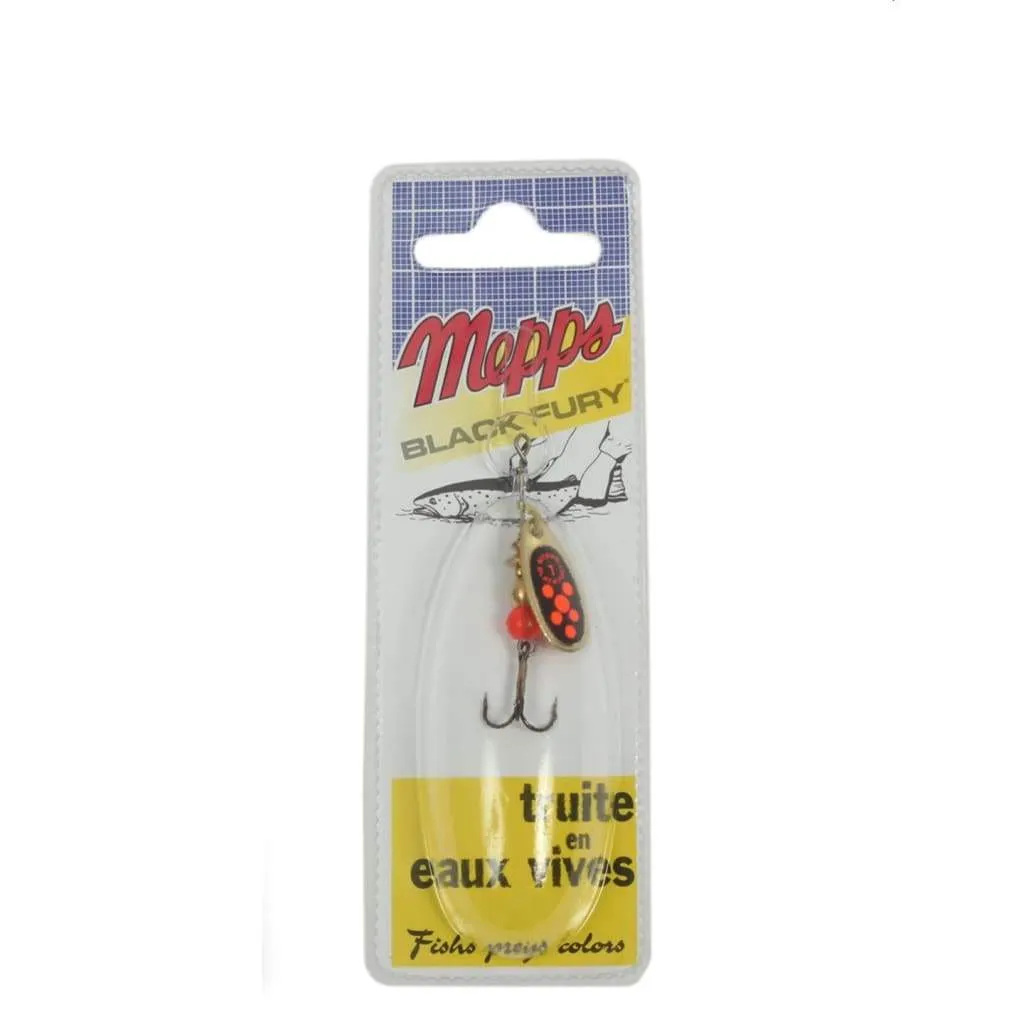 Mepps Black Fury Gold Spinner #1