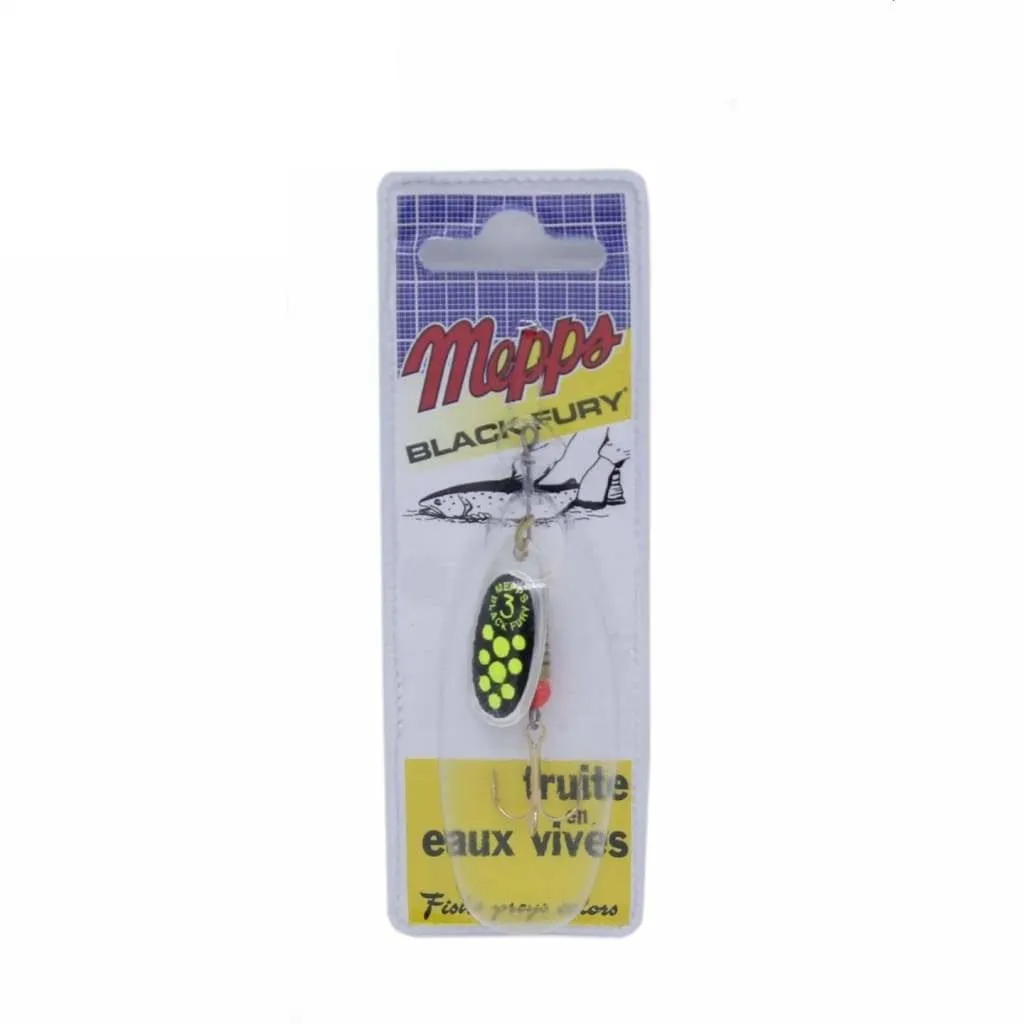 Mepps Black Fury Silver Spinner #3