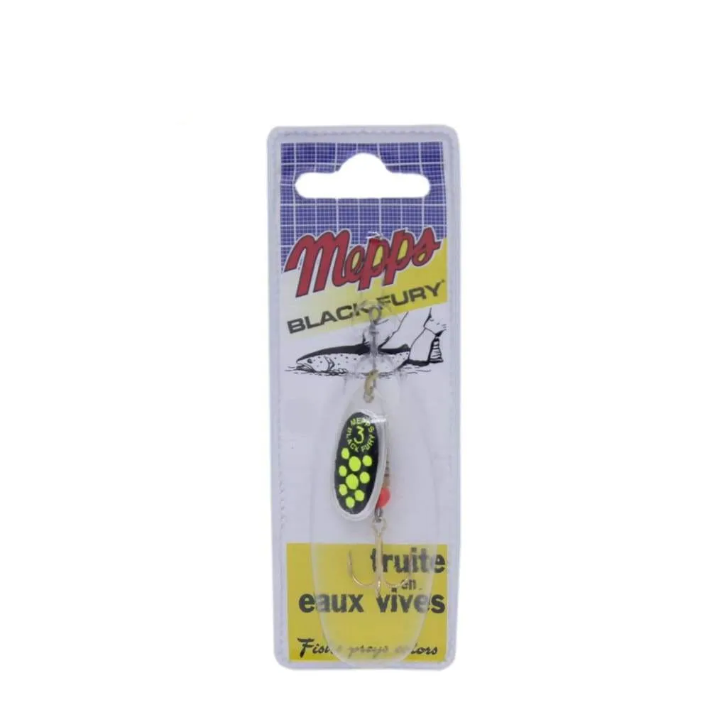 Mepps Black Fury Silver Spinner #3
