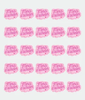 Merci dacheter local sticker pack 25PCs