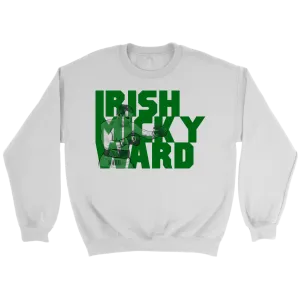 Micky Ward Green BlockText Sweatshirt