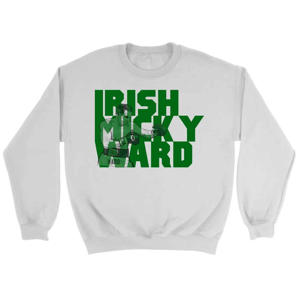Micky Ward Green BlockText Sweatshirt