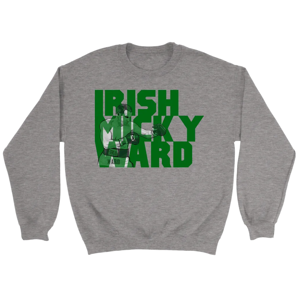 Micky Ward Green BlockText Sweatshirt