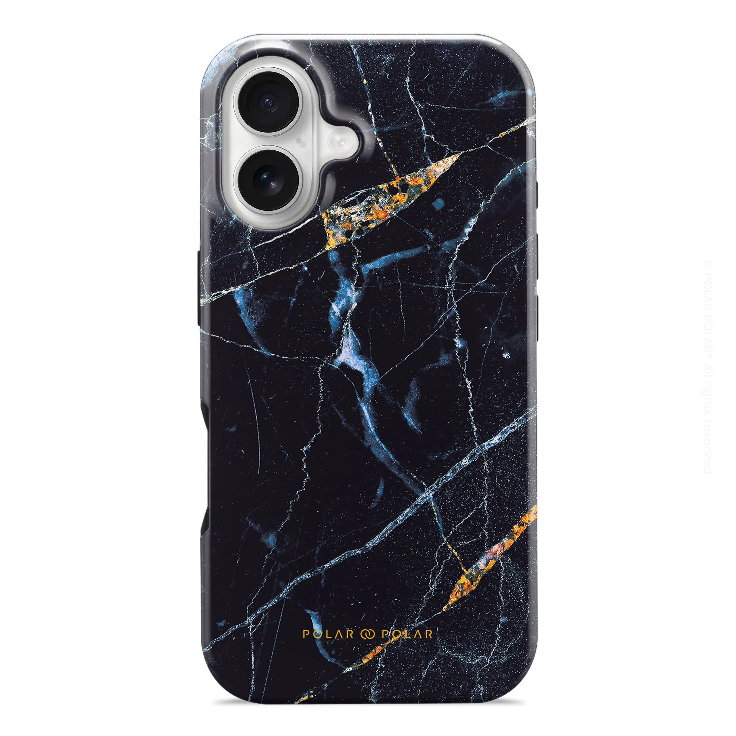 Midnight Marble - iPhone 16 Case