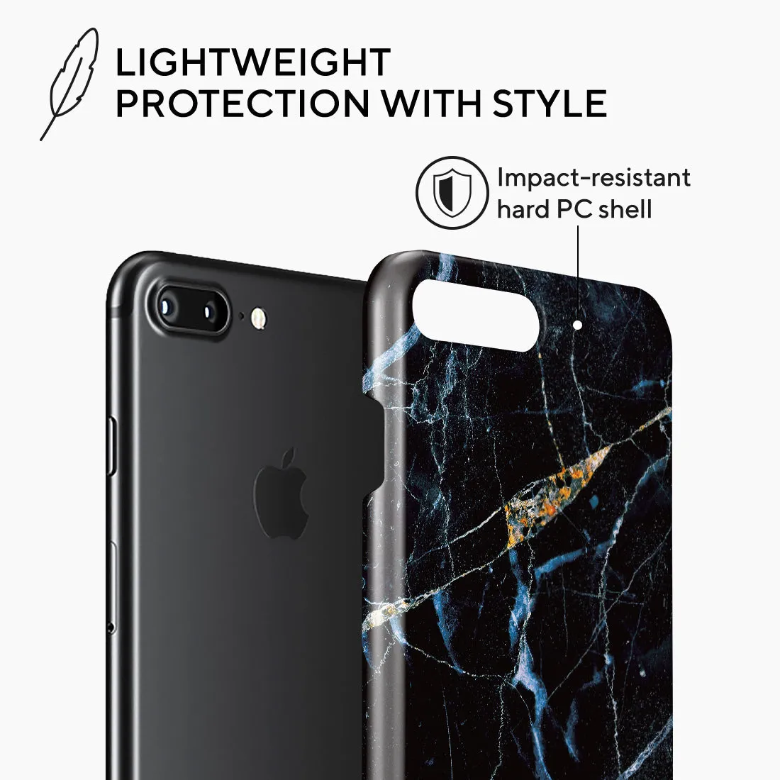 Midnight Marble - iPhone 8 Plus/7 Plus Case