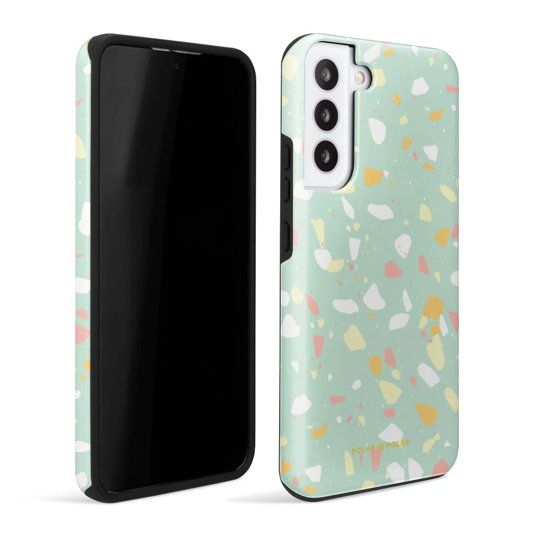 Mist Green Terrazzo Custom - Samsung Galaxy S22  5G Case