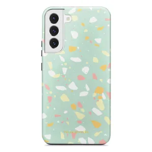 Mist Green Terrazzo Custom - Samsung Galaxy S22  5G Case