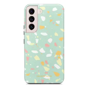 Mist Green Terrazzo Custom - Samsung Galaxy S22 5G Case
