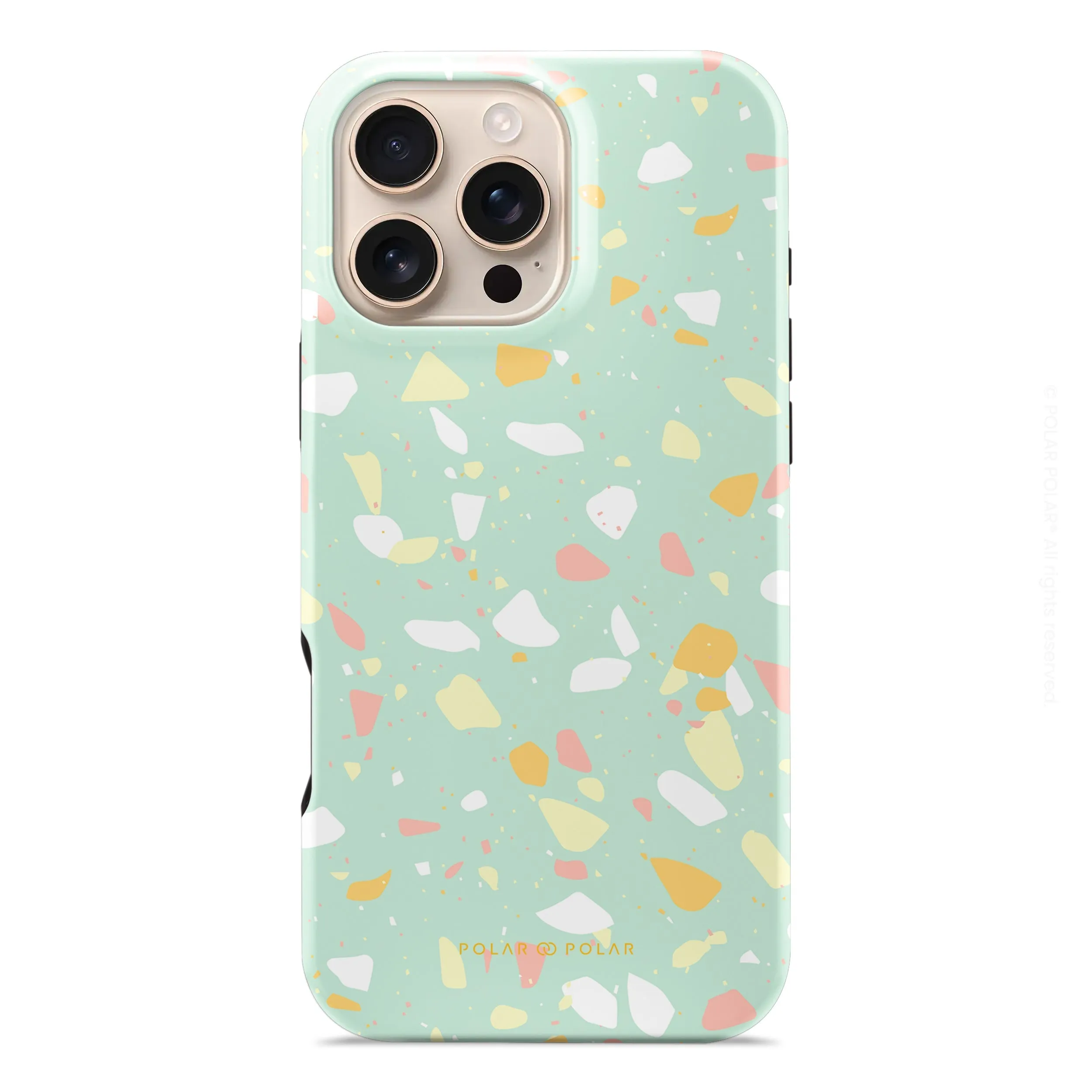 Mist Green Terrazzo - iPhone 16 Pro Max Case