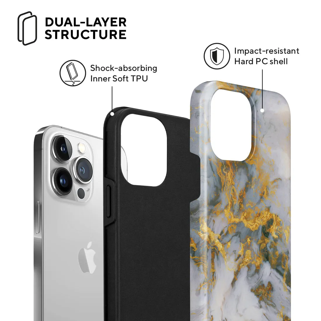 Mist Marble Custom - iPhone 13 Pro Max Case
