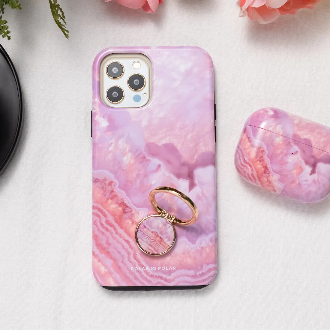 Misty Rose Coral Custom - iPhone 13 Case