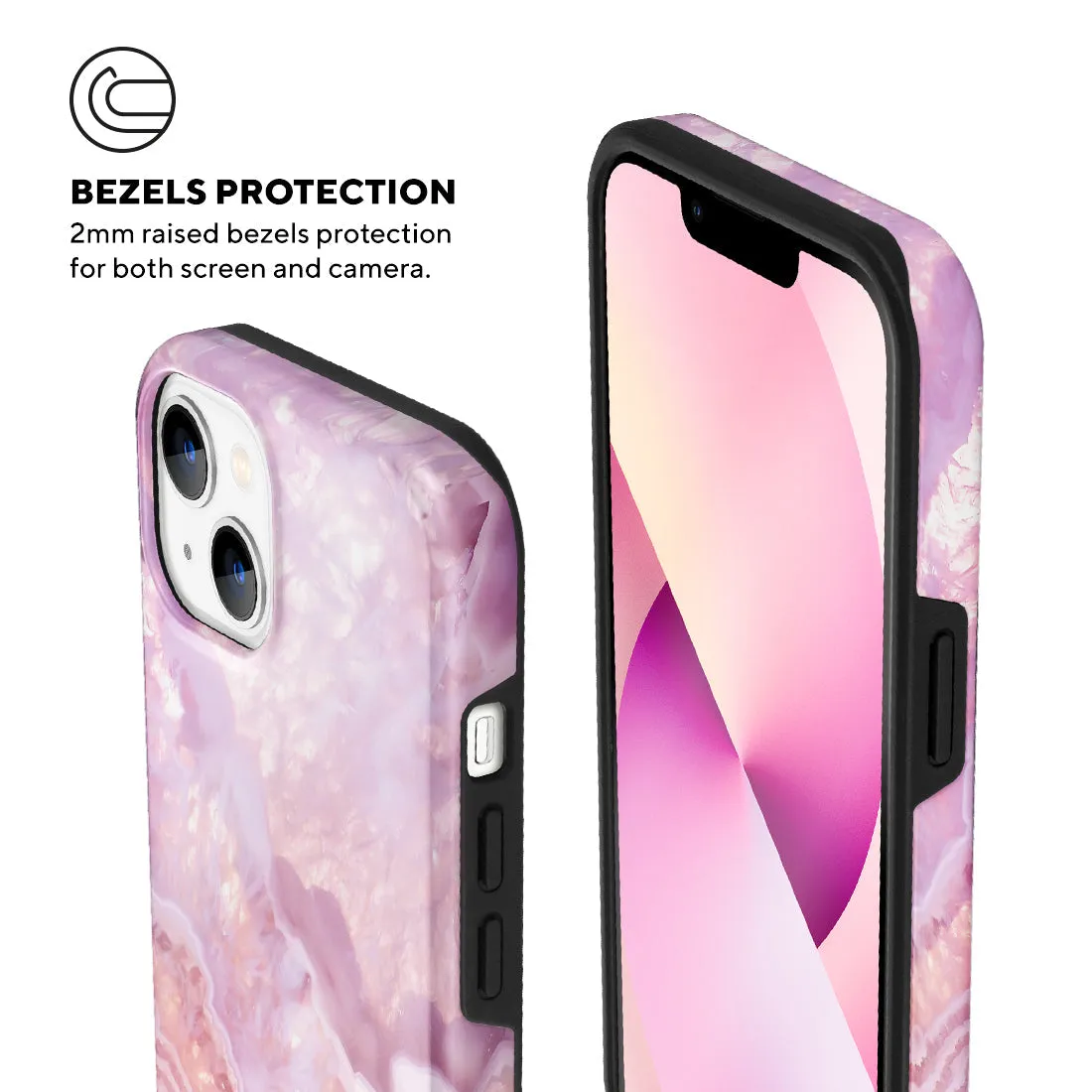 Misty Rose Coral Custom - iPhone 13 Case