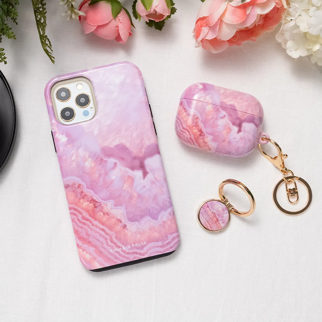 Misty Rose Coral Custom - iPhone 13 Case