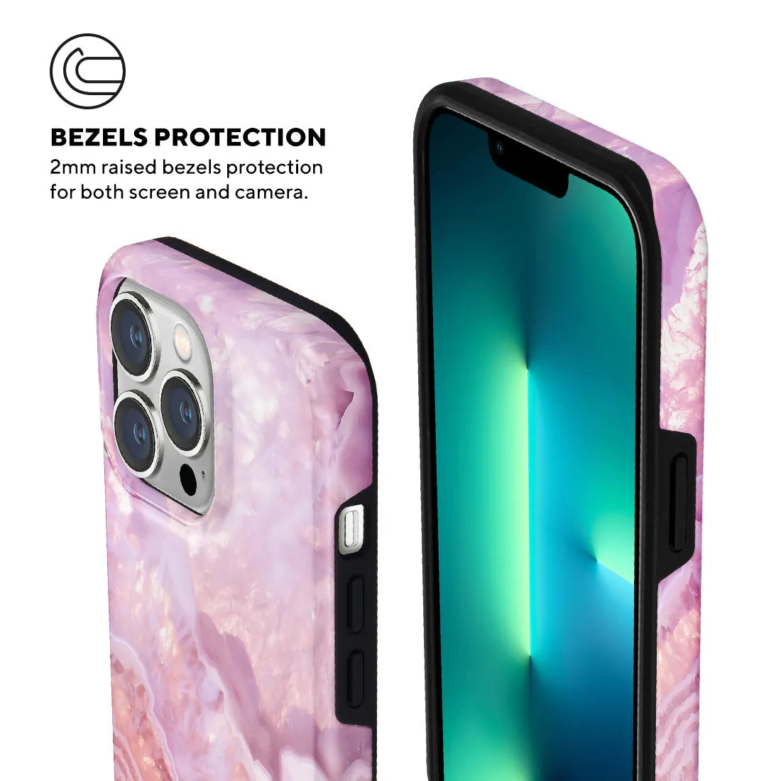 Misty Rose Coral Custom - iPhone 13 Pro Case