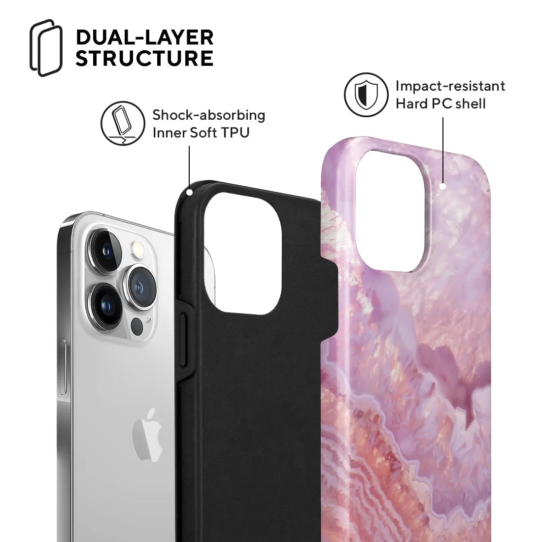 Misty Rose Coral - iPhone 13 Pro Max Case
