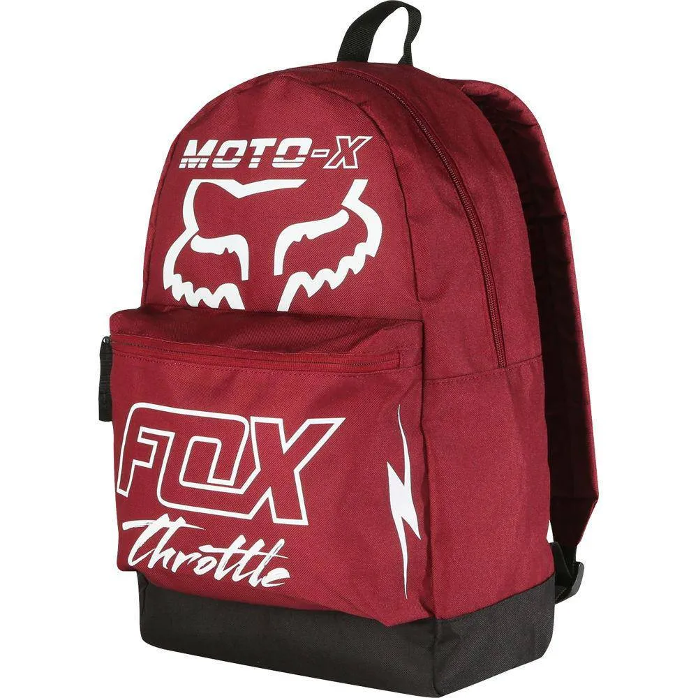 Mochila Lifestyle Thrtle Maniac Kick Stand Rojo Oscuro Fox Racing
