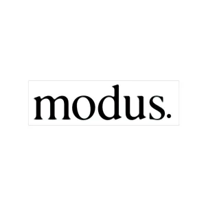 Modus Logo Ramp Sticker S - White