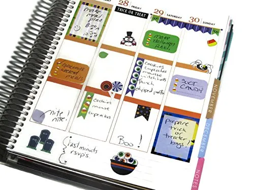 Monthly Planner Stickers Rainbow Barbell Workout Gym Fitness Stickers Planner Labels Compatible with Erin Condren Vertical Life Planner