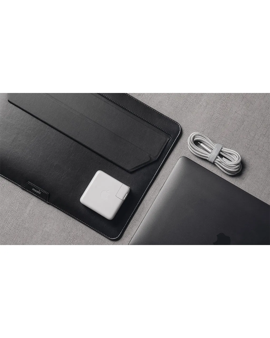 Moshi Muse 13" 3-in-1 Slim Laptop Sleeve and Stand