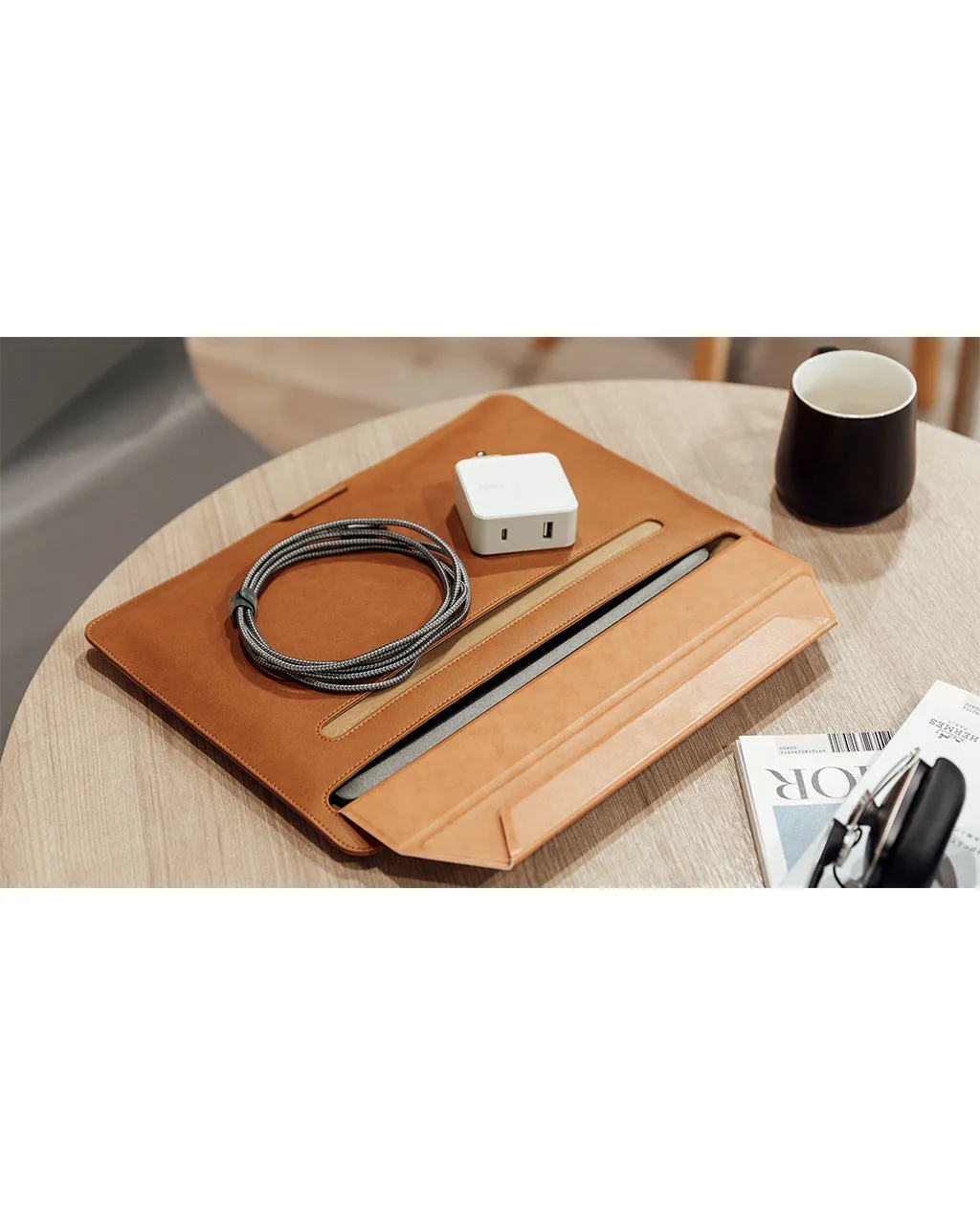 Moshi Muse 13" 3-in-1 Slim Laptop Sleeve and Stand