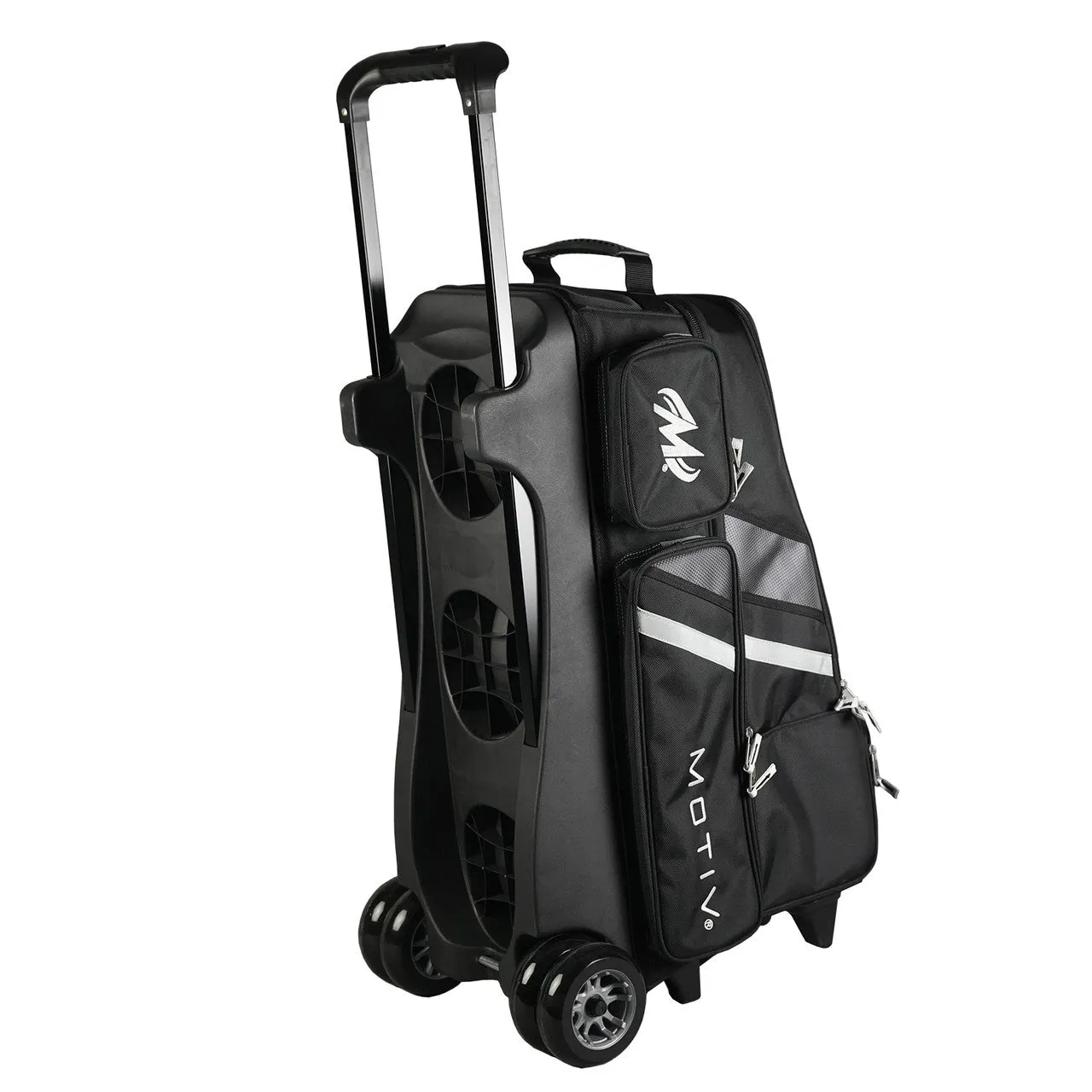 Motiv Vault Inline 4 Ball Roller Bowling Bag - Black/Grey (Coming SOON)