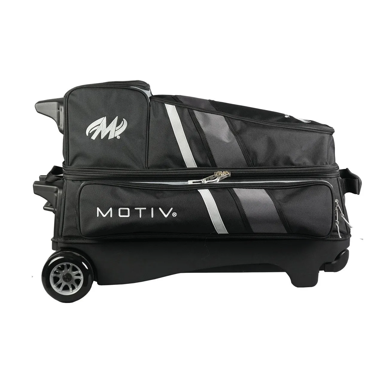 Motiv Vault Inline 4 Ball Roller Bowling Bag - Black/Grey (Coming SOON)