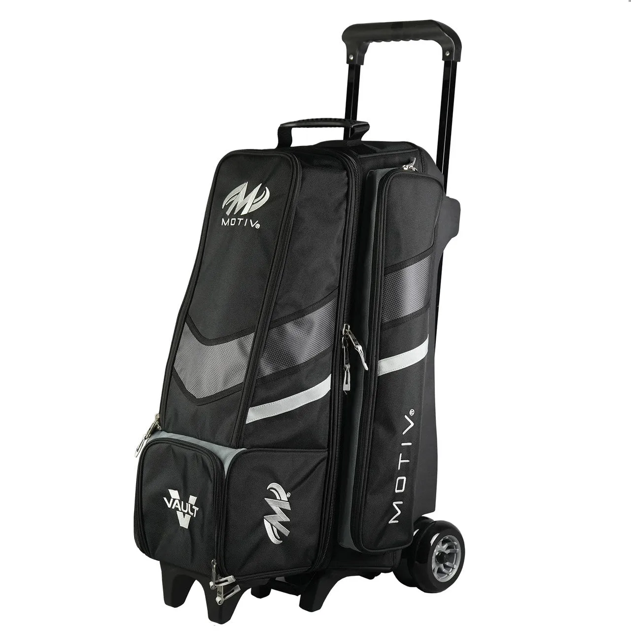 Motiv Vault Inline 4 Ball Roller Bowling Bag - Black/Grey (Coming SOON)