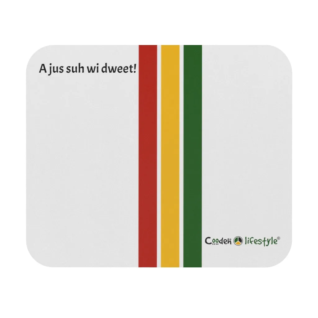 Mouse Pad (Rectangle-AJSWD-PAN-WHT)