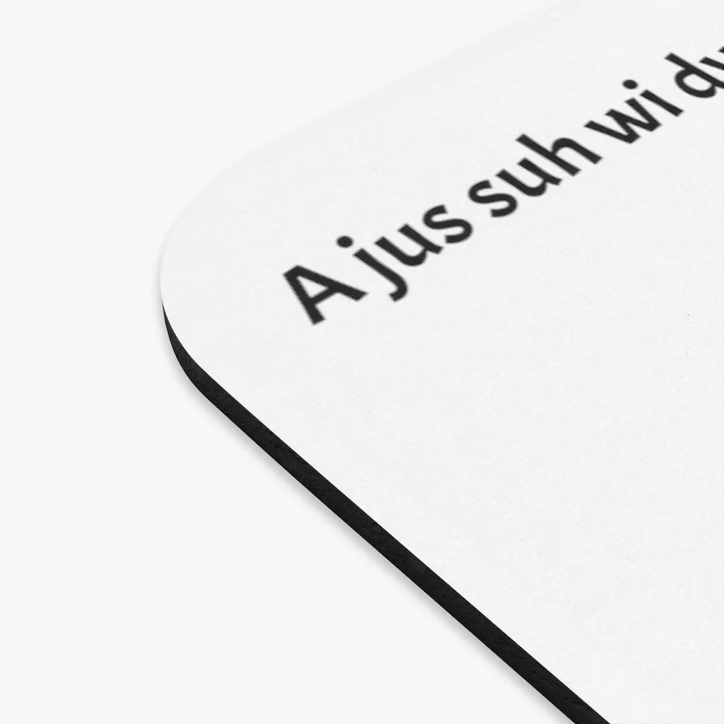 Mouse Pad (Rectangle-AJSWD-PAN-WHT)