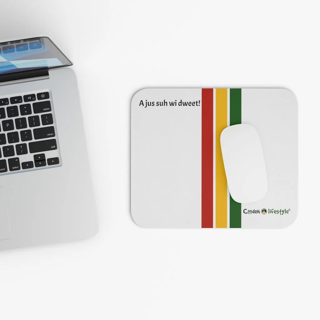 Mouse Pad (Rectangle-AJSWD-PAN-WHT)