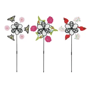 Multi Icon Pinwheel Spinner, 3 Assorted,45399