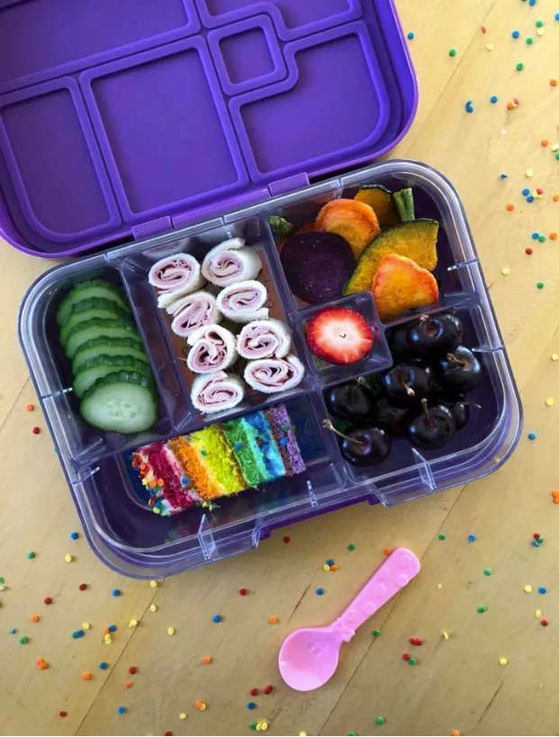 Munchbox Maxi6 Bento Lunch Box - Pink Princess